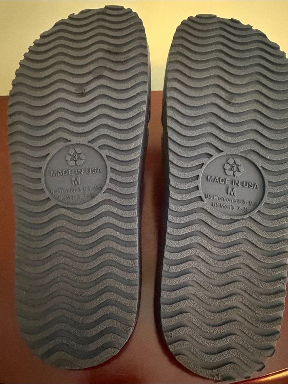 OKA b. Navy Crisscross Slide Sandals for Women, Brand  New, Size M